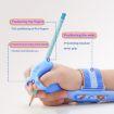 Cartoon Student Anti-wrist Hook Pen Holding Corrector Set (Pink) - 3