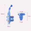 Cartoon Student Anti-wrist Hook Pen Holding Corrector Set (Blue) - 2