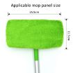 Swiffer Sweeper 10-inch Flat Mop Replacement Pads Coral Fleece Green - 3