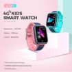 LT21 1.4-Inch 4G Global IP67 Waterproof Children Smart Watch (Pink) - 4