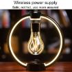 Magnetic Levitation Light Bulb Table Lamp EU Plug (Light Color) - 3