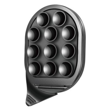 JOYROOM JR-ZS418 Silicone Suction Cup Magnetic Phone Holder - Black - 1