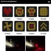 ESLNF Bicycle Tail Light Mountain Bike Smart Brake Sensor Waterproof Lamp - 4