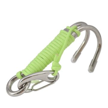 Diving Double-headed Stainless Steel Flow Hook - Light Green - 1