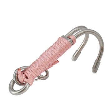Diving Double-headed Stainless Steel Flow Hook - Pink - 1