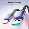 JOYROOM S-A42 Fast Charging Data Cable, USB to 8 Pin, 1.2m - Black - 2