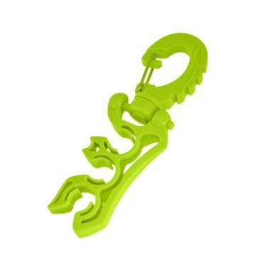Diving Second-Stage Head Fixing Clamp BC - Luminous Yellow - 1