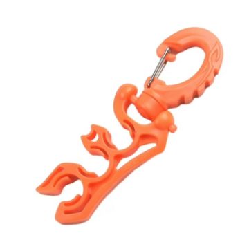 Diving Second-Stage Head Fixing Clamp BC - Dark Orange - 1