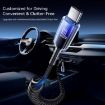 JOYROOM S-A43 60W USB-C to USB-C Coiled Fast Charging Data Cable - 2