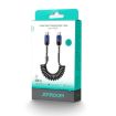 JOYROOM S-A43 60W USB-C to USB-C Coiled Fast Charging Data Cable - 8