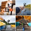 TELESIN Action Camera Mount Silicone Adjustable Mini Flexible Bracket Gray - 5