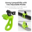TELESIN Action Camera Mount Silicone Adjustable Mini Flexible Bracket Gray - 6