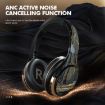 A6 ANC Gaming Studio Bluetooth Wireless Headphones - Black - 4