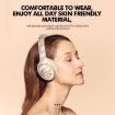 A6 ANC Gaming Studio Bluetooth Wireless Headphones - Black - 5