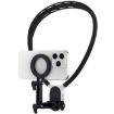 SX-P05 Magnetic Collar Phone Clamp Bracket POV View Mount Black - 1