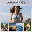 SX-P05 Magnetic Collar Phone Clamp Bracket POV View Mount Black - 7