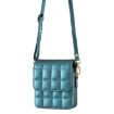 Samsung Galaxy Z Flip6 BFB04 Plaid Crossbody Fold Phone Bag Green - 3