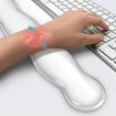 Cool Silicone Keyboard Wrist Rest Mouse Pad - Large Green - 3