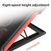 NUOXI X100 Laptop Cooling Rack - 11 Fans LED Screen, Adjustable - 3