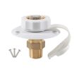 RV Brass Water Inlet Check Valve - White Yacht Accessories - 1