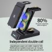White B20A 15W Qi Wireless Charger 3-in-1 Stand for Samsung Watch/Galaxy Buds - 3