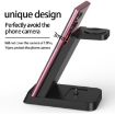 White B20A 15W Qi Wireless Charger 3-in-1 Stand for Samsung Watch/Galaxy Buds - 4
