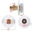 Brass Water Inlet Check Valve for Yacht RV - White - 3