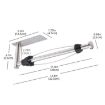 Stainless Steel Paper Towel Holder for Kitchen - YS1 Square Silver - 2