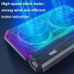 NUOXI C300 Laptop Cooling Stand - Dual-fans, RGB Light, Adjustable - 6