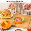 Round Burger Making Tools Kitchen Combo Meat Press Kit - 6