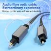 Toslink Male to Male Digital Optical Audio Cable 1.8m - 2