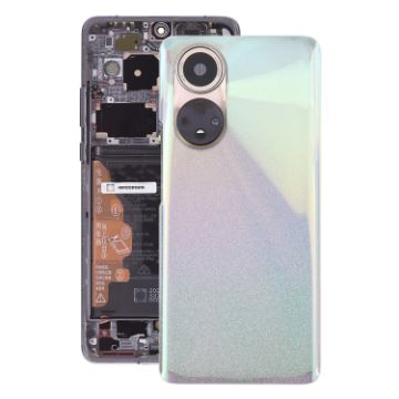 For Honor 50 Battery Back Cover with Camera Lens - Silver - 1