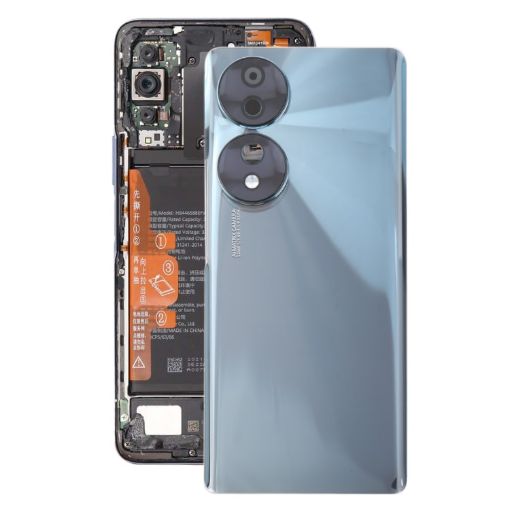 For Honor 70 Battery Back Cover with Camera Lens - Black - 1