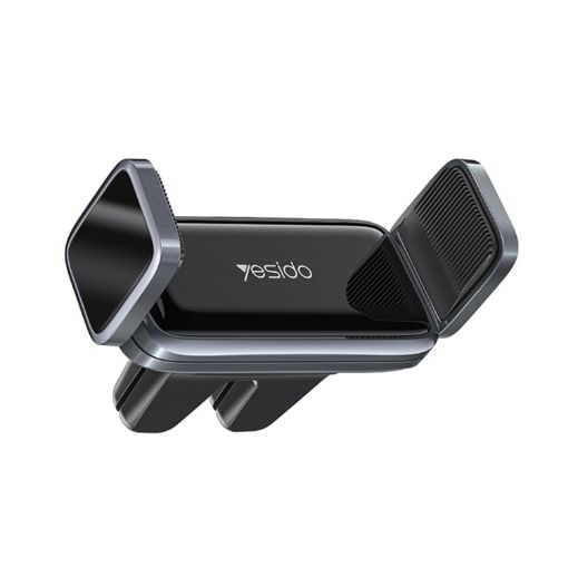 Yesido C124 Car Air Outlet Mini Clamp Mobile Phone Holder - Black - 1