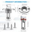 Stainless Steel Kayak Stern Drain Plug Set - 2pcs - 3