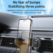 Yesido C251 Car Air Outlet Gravity Clamp Mobile Phone Holder - Black - 3