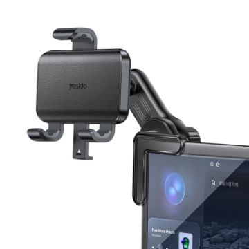 Yesido C250 Phone Clamp Holder For Car Floating Screen - Black - 1