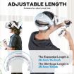 DEVASO VR Glasses Headband for Meta Quest 3S/Meta Quest 3/Meta Quest 2 (White) - 6