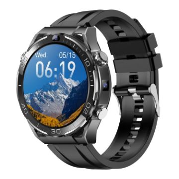 T7 4G LTE Android Smart Watch, 6GB+128GB, Silver - 1