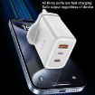 Yesido YC89 65W Type-C USB Fast Charger with Type-C to 8 Pin Cable - 9