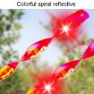 12pcs 30cm Laser Bird Repellent Spiral Wind Reflective Stick Garden Decoration - 4