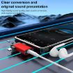 Classic Style Type-C and 8 Pin to 3.5mm Audio Adapter with Lanyard - 4