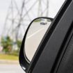3R-090 Car Blind Spot Rear View Wide Angle Mirror, Left (Black) - 7