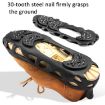 30 Point Cleats Crampons Spikes for Walking, Jogging, Hiking - Size L - 4