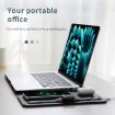 5 In 1 Laptop Sleeve with Wireless Charging Mouse Pad Desk Mat - 5