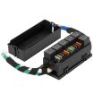11-way 12V Relay Fuse Holder With Wire For Cars Ships - Full Set 5 Pin - 1