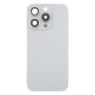 iPhone 16 Pro Max Glass Battery Back Cover with Camera Lens - Silver - 2