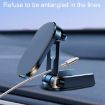 D11 Magnetic Car Phone Holder Dashboard Stand - Silver Glossy - 3