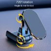 D11 Magnetic Car Phone Holder Dashboard Stand - Silver Glossy - 5