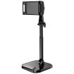 Dual-Position Rotatable Phone and Tablet Stand - Black - 1